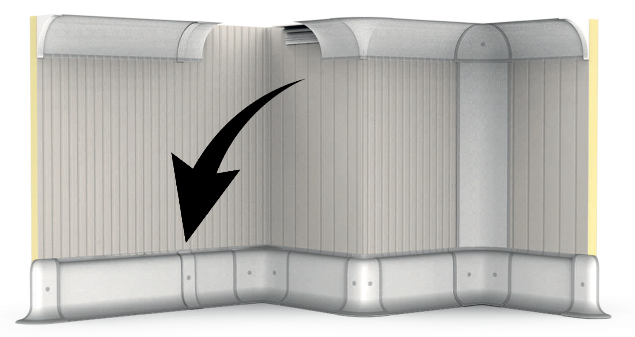Hygienic-wall-floor-transitions-of-CoR-Skirt-S-Joint-Straight-Line-Connector-For-Sanitary-Skirting