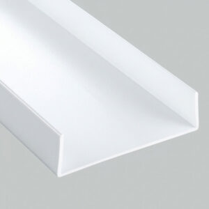 CoR-Channel-Eco-80-Versatile-Hygienic-PVC-C-Channel-for-Cost-Effective-Drainage, PVC C-channel hygienic drainage 80mm