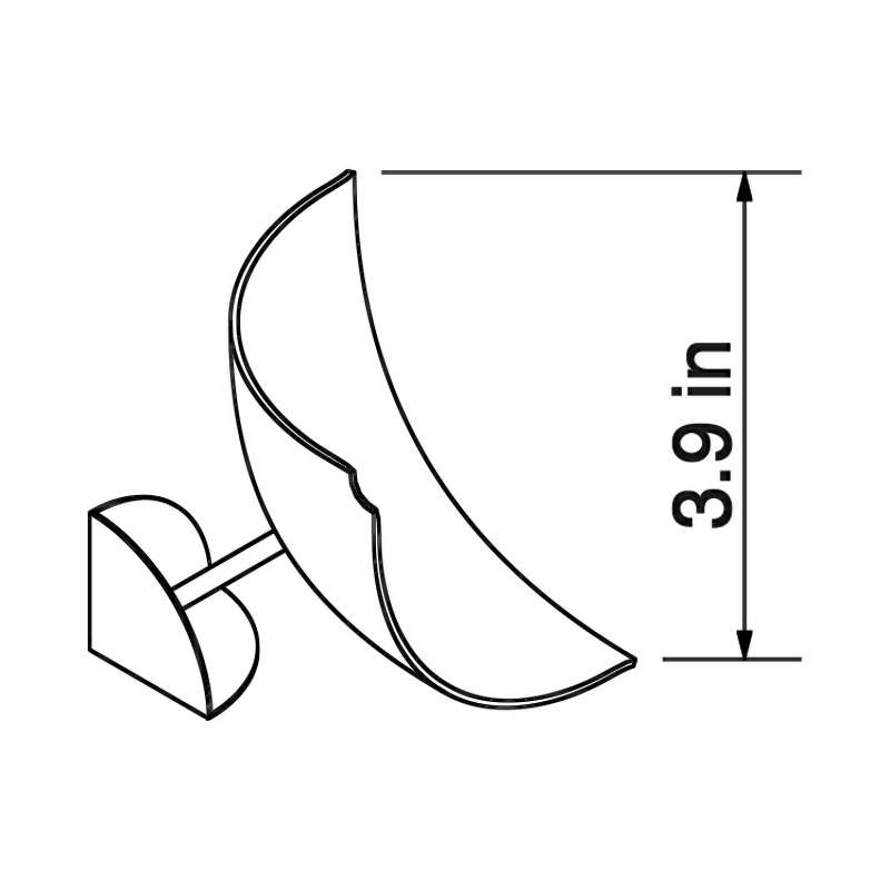 Drawing of the CoR 4 B 3-Way Internal Corner by Panelmart