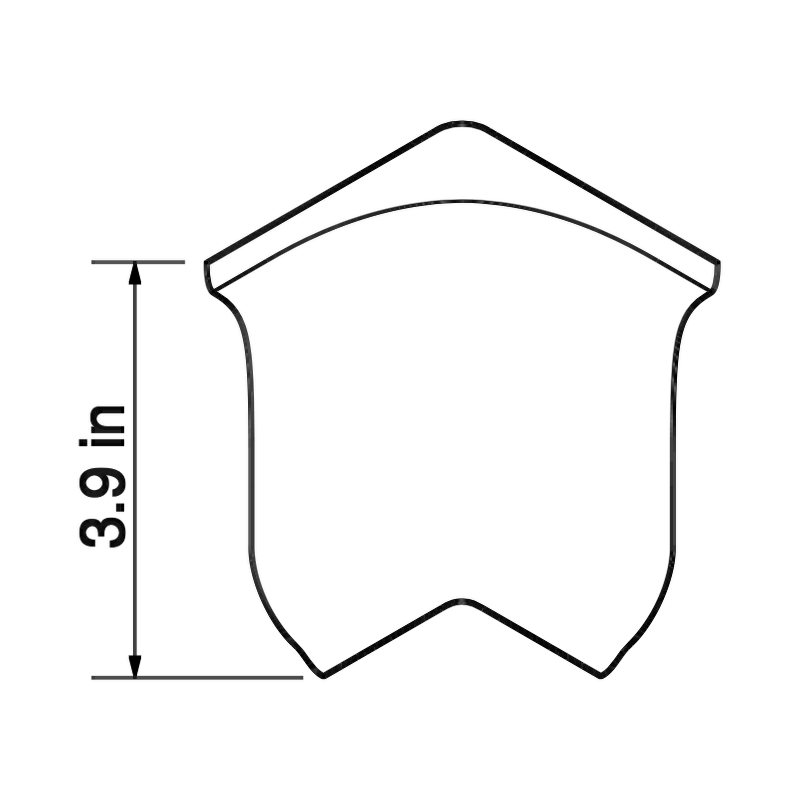 Drawing of the CoR Skirt B 2-Way Internal Corner by Panelmart